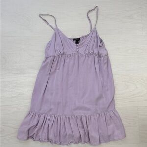 Forever 21 Lilac Buttoned Top